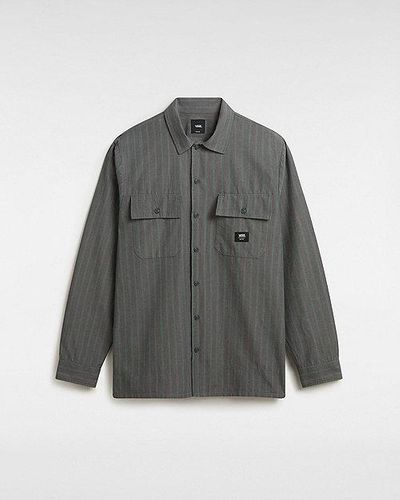 Vans Camisa De Manga Larga Caldwell - Gris