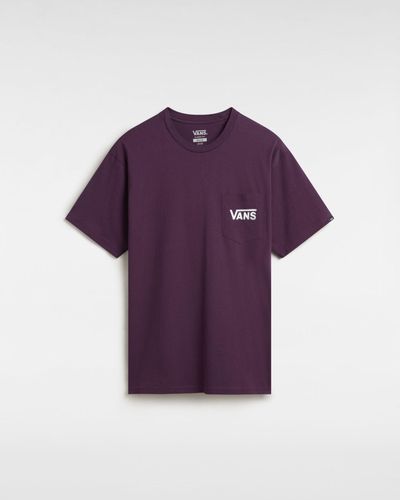 Vans Classic Back T-Shirt (Blackberry Wine-) Herren, Größe - Lila