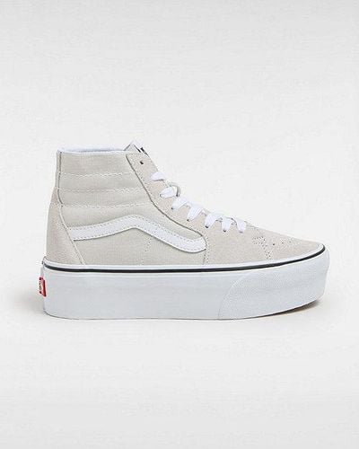 Vans Sk8-hi Tapered Stackform Shoes - White