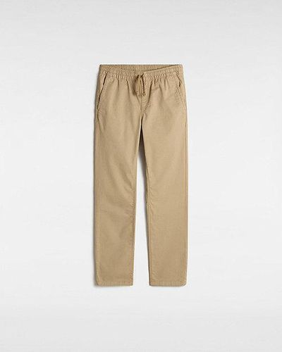 Vans Pantalon À Taille Élastique Range Garçon - Blanc