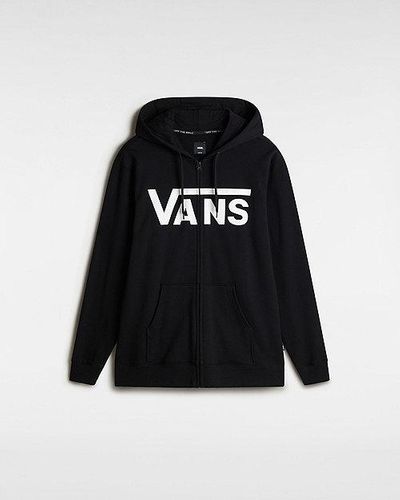 Vans Classic Kapuzenjacke Mit Reißverschluss (-) Herren Weiß, Größe - Schwarz