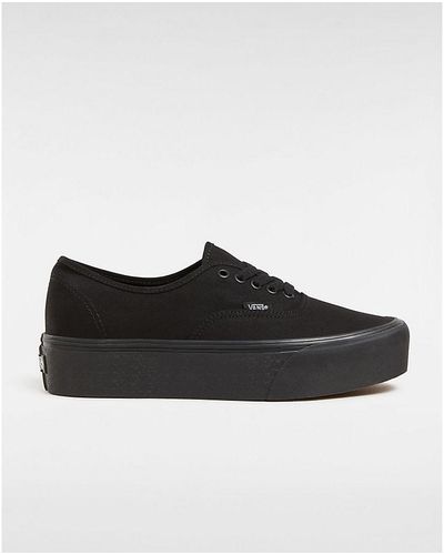 Vans Canvas Authentic Stackform Schoenen - Zwart