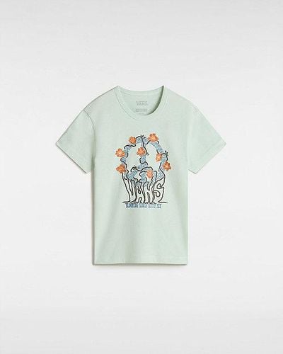 Vans Girls Bloom Peace Mini T-shirt - Grey