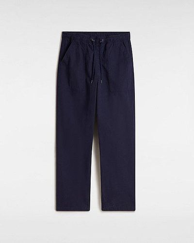 Vans Pantaloni In Twill Premium - Blu