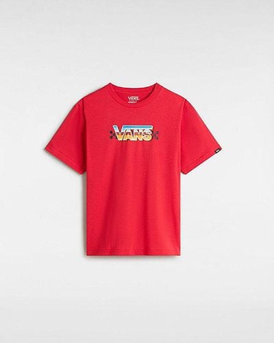 Vans Camiseta De Niños Bosco - Rojo