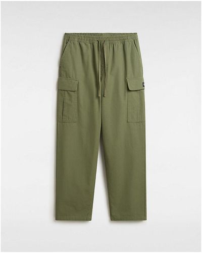Vans Pantalones Cargo Range De Corte Holgado Y Tiro Caído Con Cinturilla Elástica - Verde