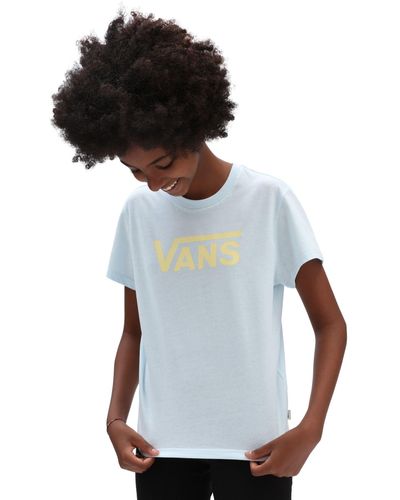 Vans Mädchen Flying V Crew T-shirt - Blau