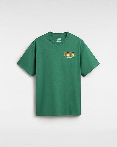 Vans T-shirt Wild Digital - Vert