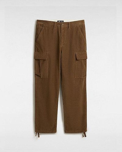 Vans Service Cargo Corduroy Loose Tapered Trousers - Green