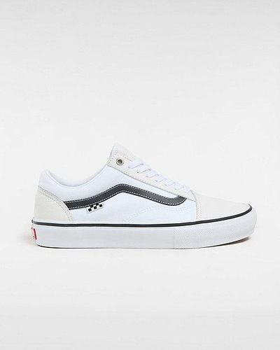 Vans Skate Old Skool Leather Shoes - White