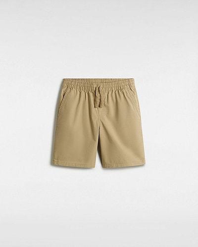 Vans Boys Range Elastic Waist Shorts - Natural