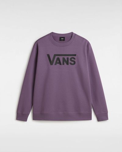 Vans Classic V Boyfriend Fit Crew Sweatshirt - Lila
