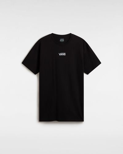 Vans Center Vee T-shirt-kleid - Schwarz