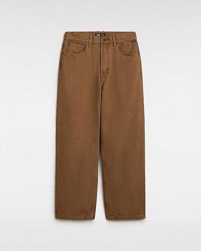 Vans Check-5 Baggy Denim Trousers - Brown