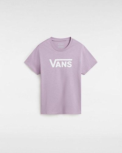 Vans Girls Flying V Crew T-shirt - Purple