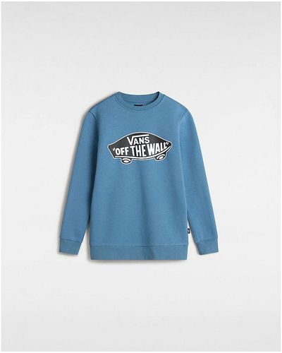 Vans Felpa Girocollo Bambino Style 76 - Blu