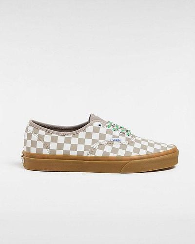 Vans Authentic Checkerboard Shoes - White