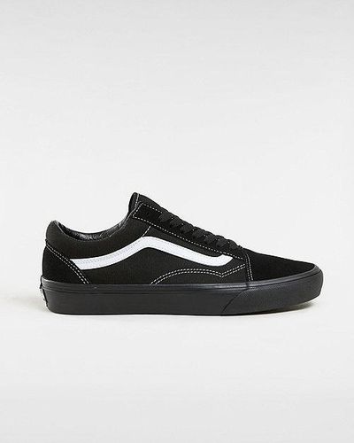 Vans Zapatillas De Ante Y Lona Old Skool - Negro