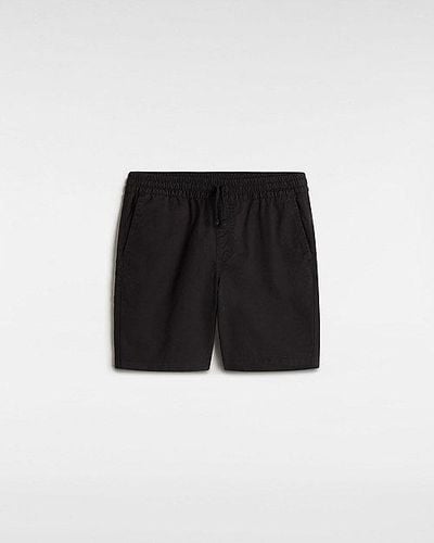 Vans Pantalones Cortos Range Con Cinturilla Elástica De Niños - Negro