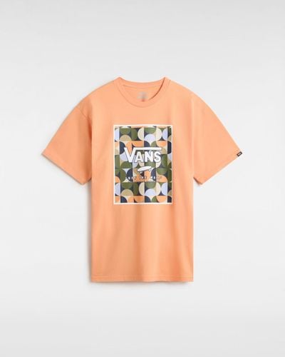 Vans Classic Print Box T-Shirt (Copper Tan-) Herren, Größe - Orange