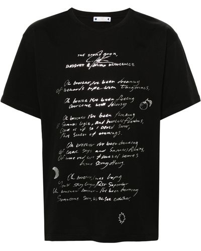 Rassvet (PACCBET) Poem Tee Shirt Knit Pacc14T102 - Noir