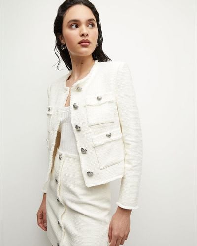 Veronica Beard Olbia Tweed Jacket - White