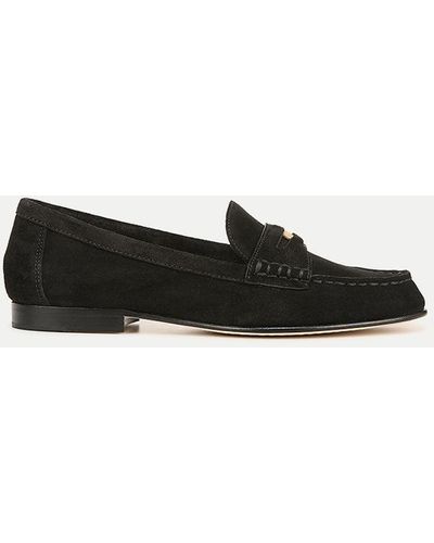 Veronica Beard Penny Suede Loafer - White