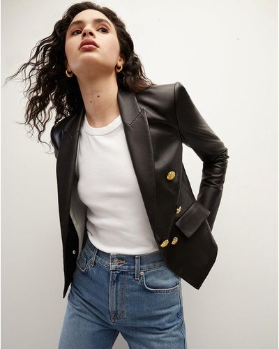 Veronica Beard Leather Dickey Jackets for Women - Up to 60% off | Lyst