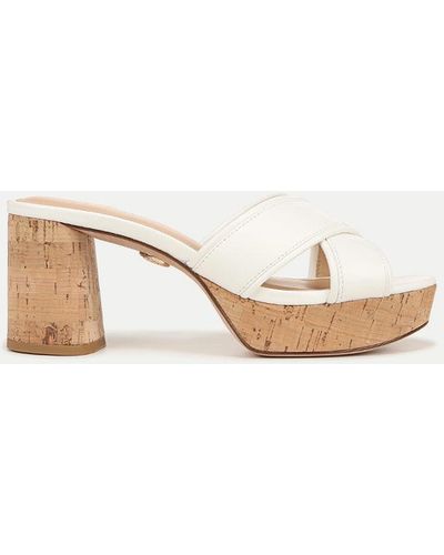 Veronica Beard Dory Block-heel Sandal - Natural