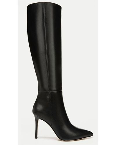 Veronica Beard Lisa Knee-high Leather Boots - Black
