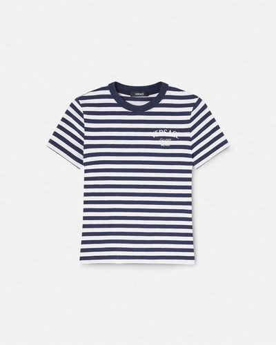 Versace Nautical Stripe T-shirt - Blue