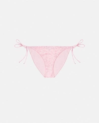 Versace Barocco Bikini Bottoms - Pink