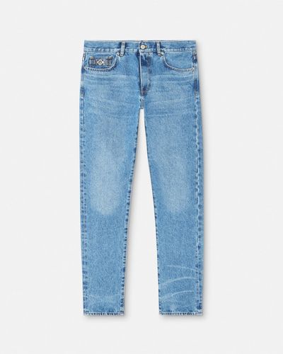 Versace Regular Fit Jeans - Blue