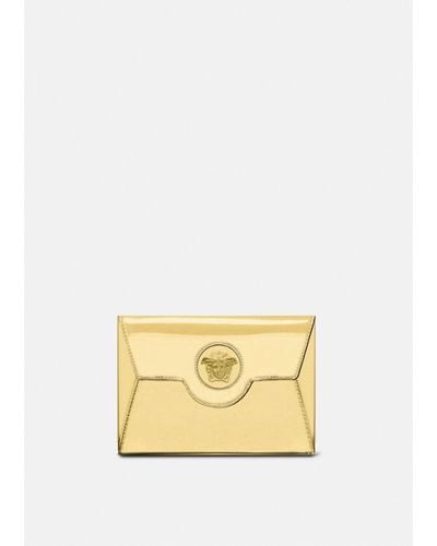 Versace La Medusa Envelope Pouch - Metallic