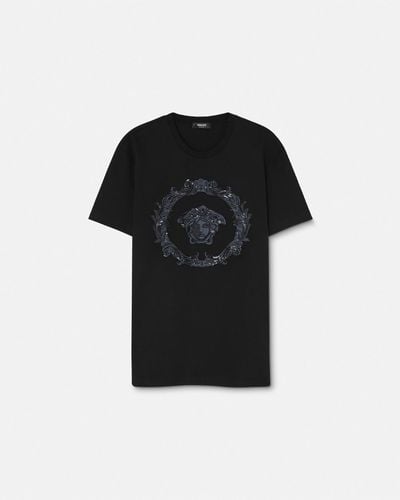 Versace Medusa Cartouche T-shirt - Black