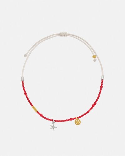 Versace Barocco Sea Necklace - Red