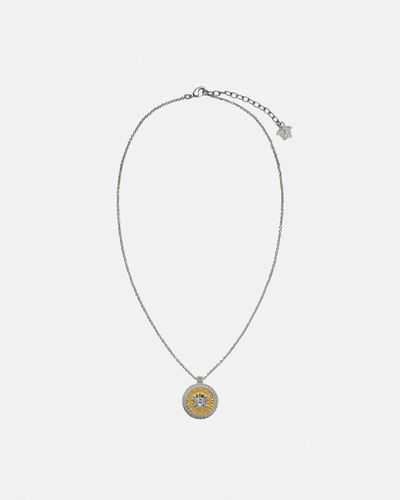 Versace Crystal Icon Necklace - White