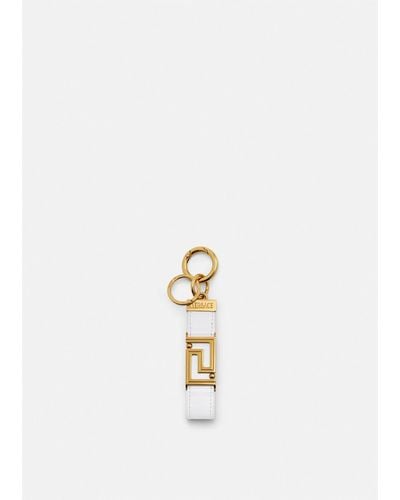 Versace Greca Goddess Key Chain - White
