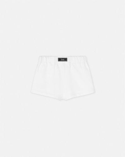 Versace 1978 Re-edition Logo Sweat Shorts - White