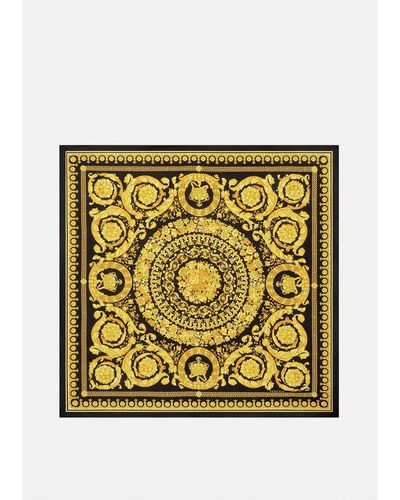 Versace Barocco Print Silk Foulard - Multicolor