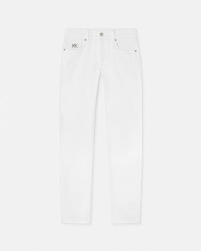 Versace Slim-fit Jeans - White