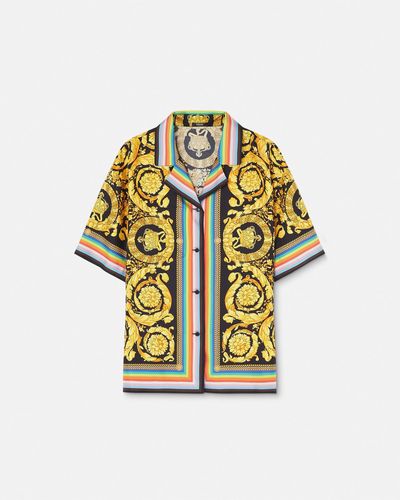 Versace Pride Barocco Silk Shirt - Multicolor