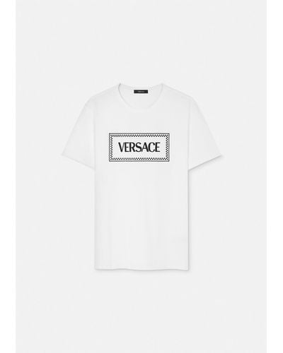 Versace Embroidered '90s Vintage Logo T-shirt - White