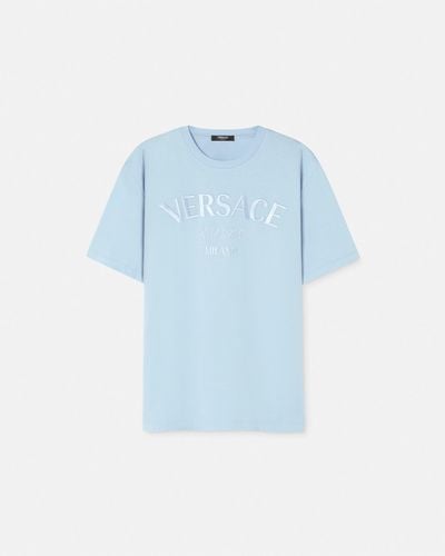 Versace Milano Stamp T-shirt - Blue