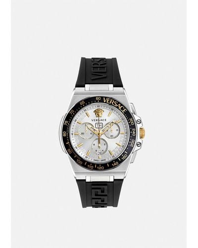 Versace Greca Extreme Chrono Watch - White
