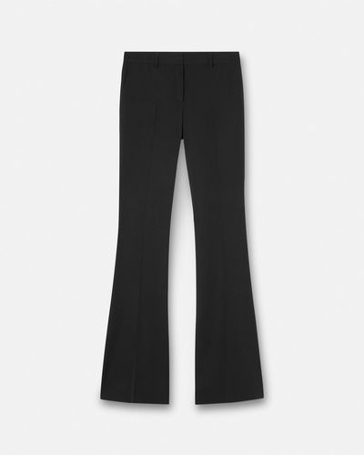 Versace Flared Formal Pants - Black