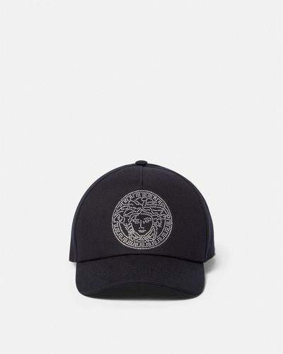 Versace Studded Medusa Baseball Cap - Blue