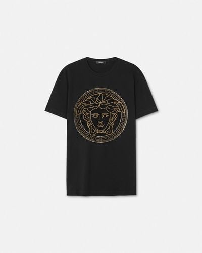 Versace Crystal Medusa T-shirt - Black