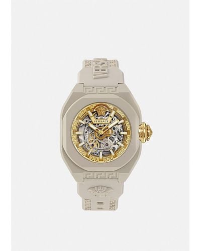 Versace V-legend Skeleton Watch - White