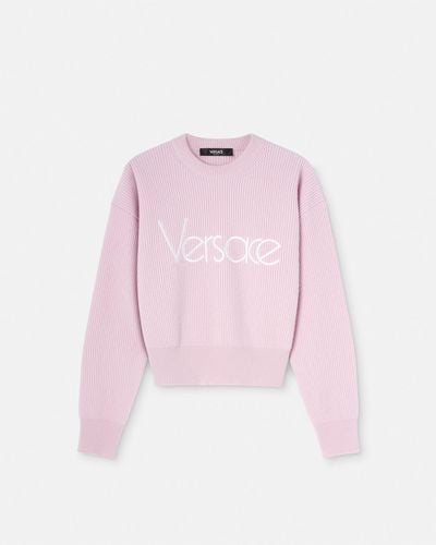 Versace 1978 Re-edition Logo Sweater - Pink